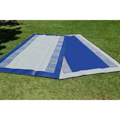 Affordable Camping Mats Annex Mat Caravan Awning Navy/Grey 3.0 x 2.4m