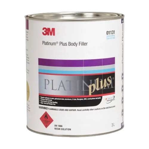 3M Platinum Plus Body Filler Tin 3.0L