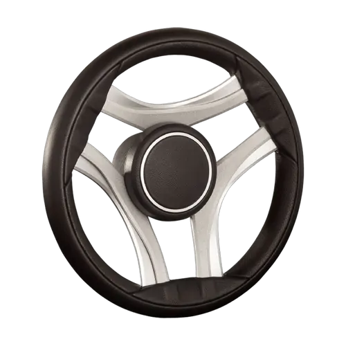 Gussi Durello Steering Wheel Alloy 3 Spoke 350mm Black