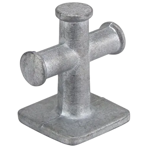 Cross Bollard 80mm Alloy Weld On