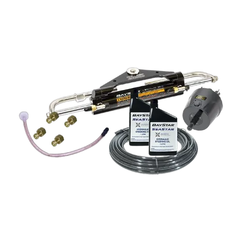 Baystar Compact Front Mount Steering Kit - Tilt Helm