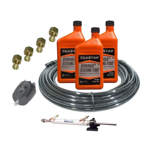 Seastar Hydraulic Steering Kit Inboard - 5 Turns Lock- To-Lock