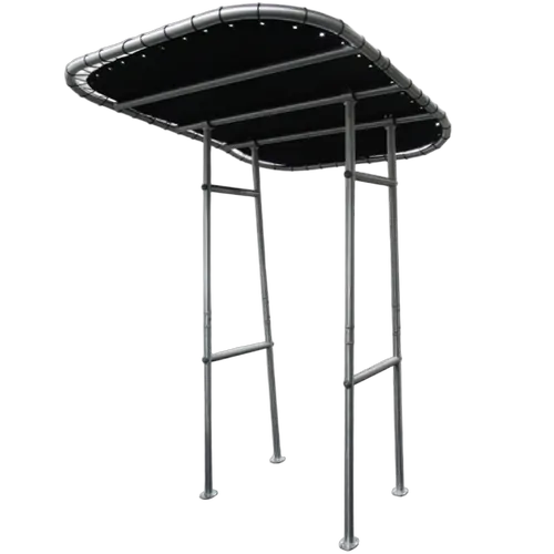 Relaxn T-Top Raider 380 Silver - Folding With Black Canvas