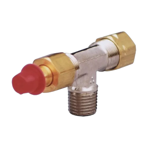 Baystar Bleeder Tee - Brass To Suit Outboard Hose Pk 2