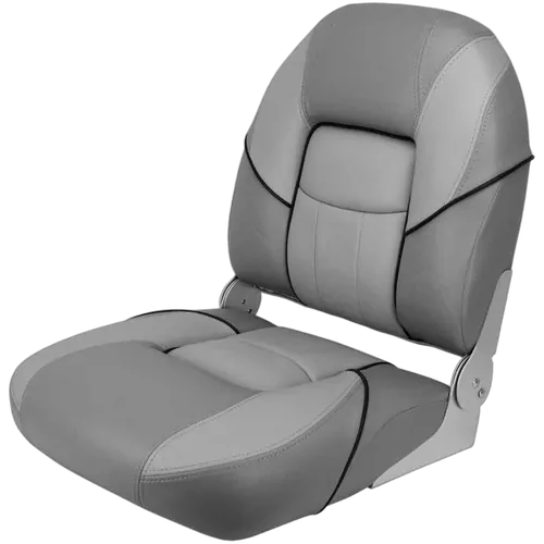 Relaxn Seat Bay Series Grey / Light Grey / Black Pipping
