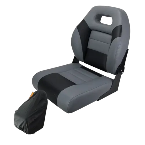 Relaxn Seat Deluxe Bay Grey/Black Carbon & Premium Grey Seat Cover