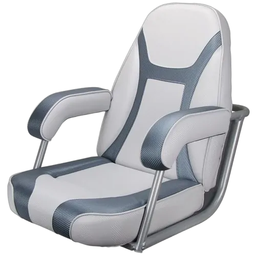 Relaxn Bluewater Series Seat Light Grey/ Dark Grey Carbon Texture - Aluminium Frame