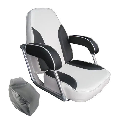 BLA Premium Offshore White/ Black & Grey Seat Cover Bundle