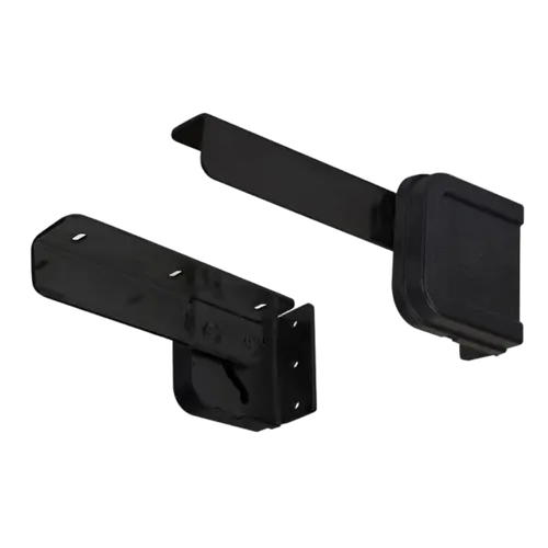 90° Degree Fold Down Table Brackets Pair - Black