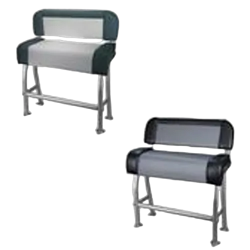 Relaxn Fixed Centre Console Anodised Alloy Frame White/Grey