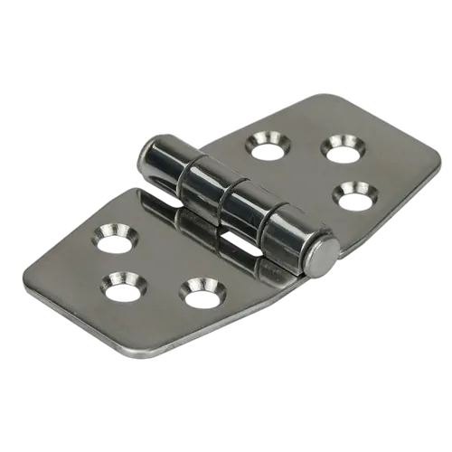 Stainless Steel Press Hinge 72mm Pair