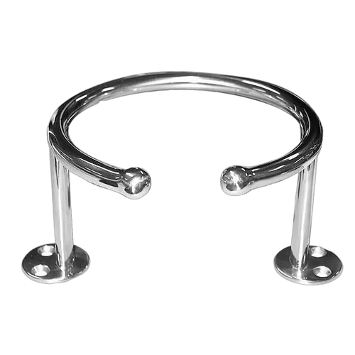 Single Cup Holder Surface Mount 316 Stainless Steel