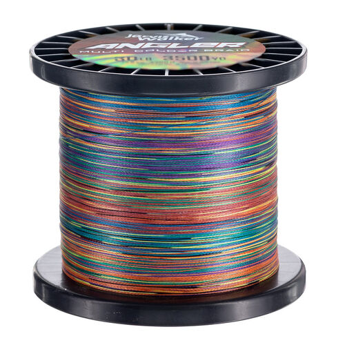 Jarvis Walker Angler Braid 3500yd - Multi Colour - 50lb