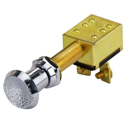 3 Pos Brass Push / Pull Switch