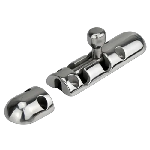 Slim Barrel Bolt Through Hole Mount 88mm x 18mm