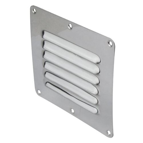 Stainless Steel Louvre Vent 127mm (W) x 115mm (H)