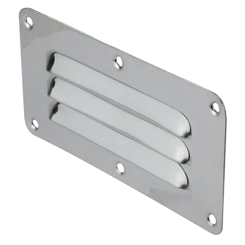 Stainless Steel Louvre Vent 127mm (W) x 65mm (H)