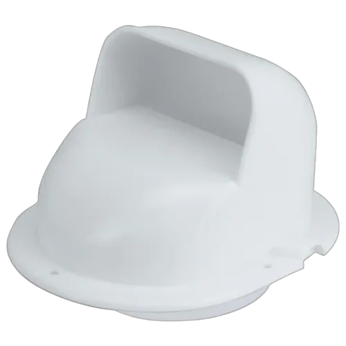 White Plastic C Bird Vent