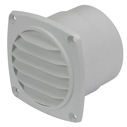 White Nylon Vent With Tail 76mm