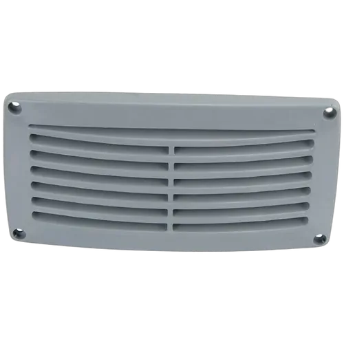 Vent Louvre 206mm x 106mm Grey Abs Plastic