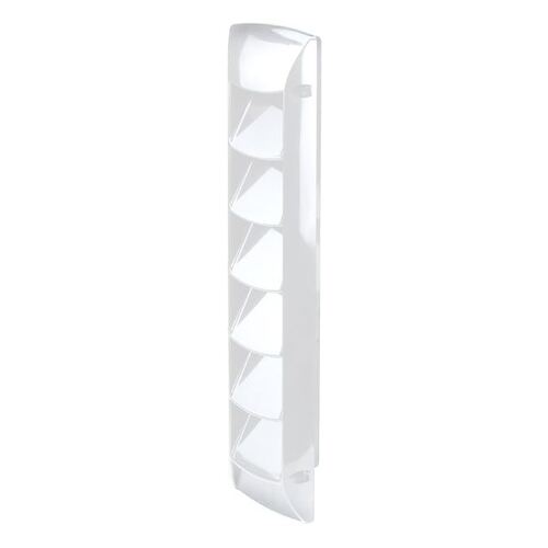 Abs Slotted White 7 Louvered Vent