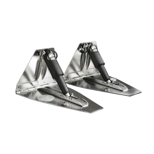 Lenco High Performance Trim Tab Kit - 7 Gauge Blades/ 12-Volt Single Actuator - 18" x 12" No Switch