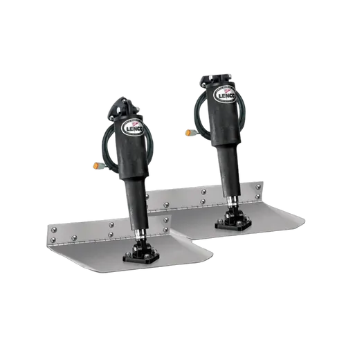 Lenco Standard mount Trim Tab Kit - 12 Gauge Blades / 12V - 9"X12" No Switch