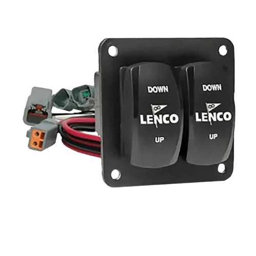 Lenco Double Rocker Trim Tab Switch Kit -12V/24V Single Actuator System