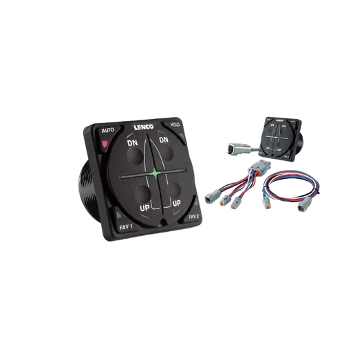 Lenco Automatic Boat Leveling System Kit - Auto Glide Aftermarket Kits Without Nmea 2000 Networks - Dual