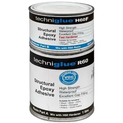 Techniglue-CA R60 1.5L pack 1L Resin + 500ml Fast Hardener