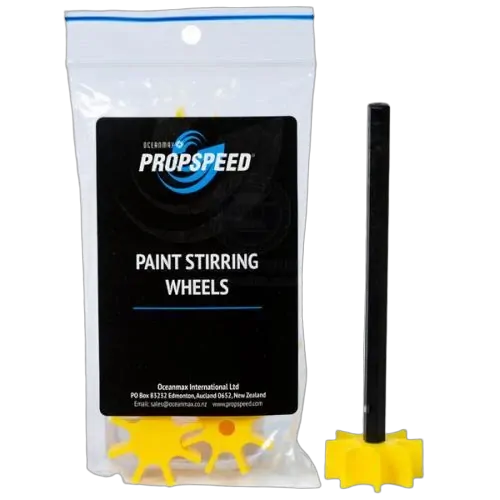 Propspeed paint stirring wheels - pack of 10 wheels & 1 shaft