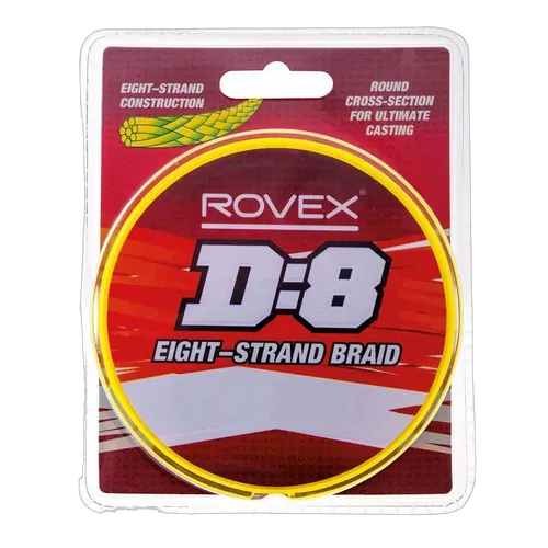 D:8 Braid 150yd - Hi Vis Yellow - 6lb