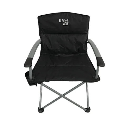 Black Wolf King Chair - * Jet Black