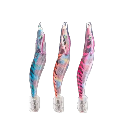 Jarvis Walker Razorback Squid Jigs Mixed - Sz 4 - PK/3