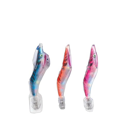 Jarvis Walker Razorback Squid Jigs Mixed - Sz 2.5 - PK/3