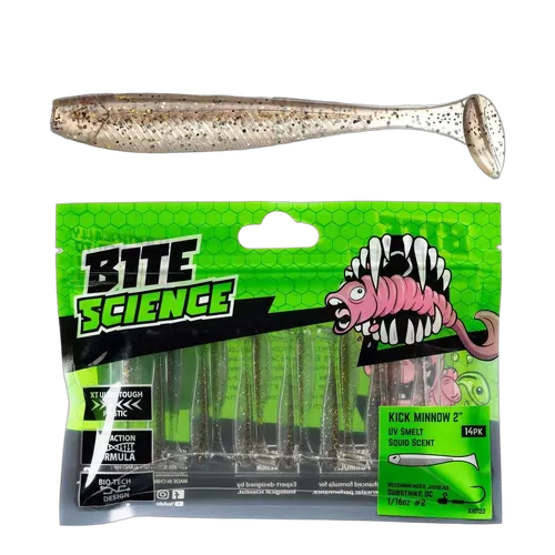 Bite Science Kick Minnow 2" UV Smelt - PK/14