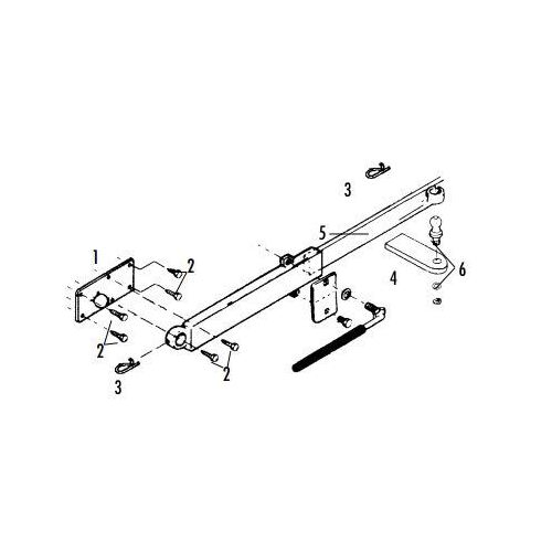 Sway Control Ball, Washer & Nut Clamshelled. 48404