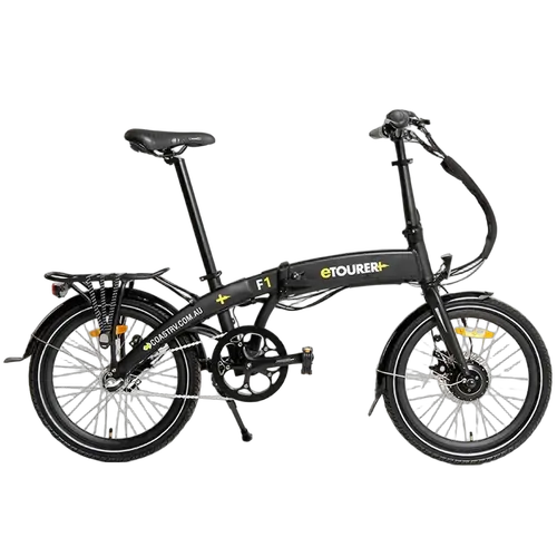 eTourer F1 Folding E-Bike STD Model Matte Black