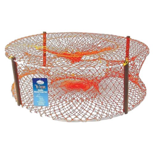 Jarivis Walker Jumbo Round Crab Pot - 90cm - 4 Entry