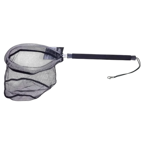 Deluxe Boat Landing Net Heavy Duty ( Frame:50x60cm - Mesh size 15mm x 8mm - Handle Length 120cm )