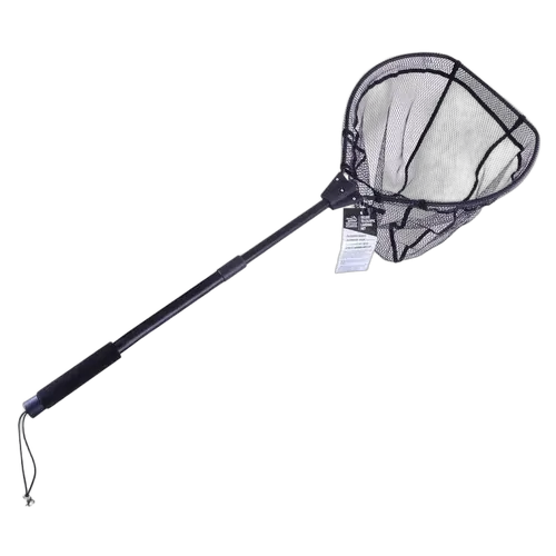 Telescopic Boat Landing Net With larger Head ( Frame:39x50cm - Mesh size 6mm Base 8mm Side - Handle Telescopic )