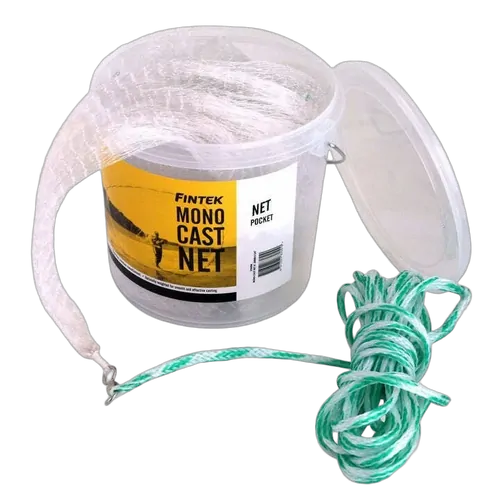 Fintek Cast Net Pocket 12' 0.30mm x 1"