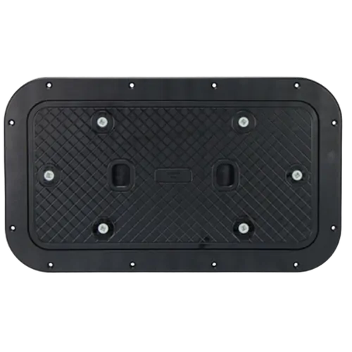 Ceredi Hatch Black Acetalic 350mm x 600mm Heavy Duty / Water Tight