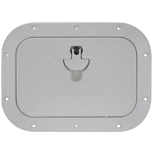 Hatch Aluminium 375 x 270 White