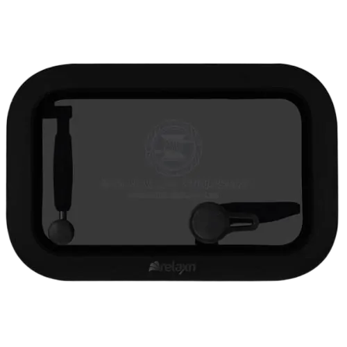 Relaxn Hatch Vent Black 262mm x 407mm