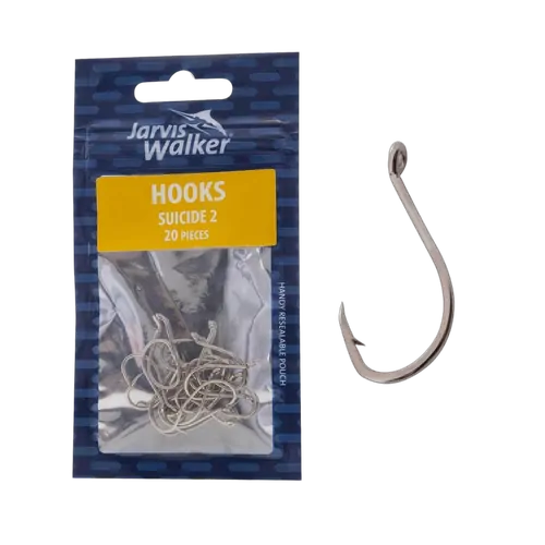 Octopus Nickel Hooks - Sz 2 - PK/20