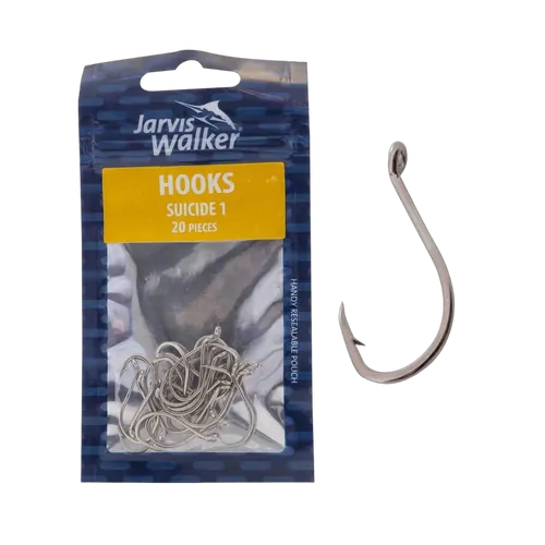 Octopus Nickel Hooks - Sz 1 - PK/20