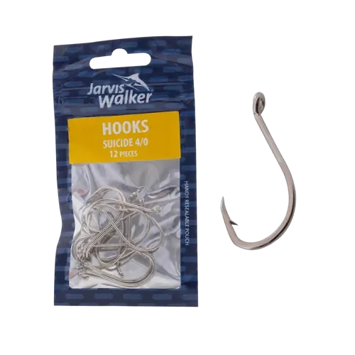 Octopus Nickel Hooks - Sz 4/0 - PK/12