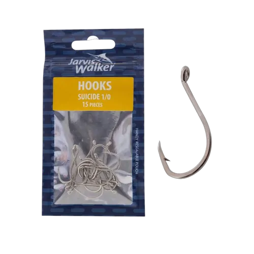 Octopus Nickel Hooks - Sz 1/0 - PK/15