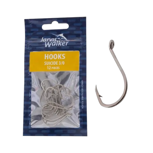 Octopus Nickel Hooks - Sz 3/0 - PK/12